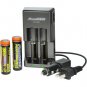 Vidpro Power2000 XP-18650 Battery 3.7V 3500MaH and Charger Kit / 110/240V