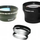 Wide +Tele Lens +Hood + Adapter Tube bundle for Fuji FujiFilm X100 X100s X100F