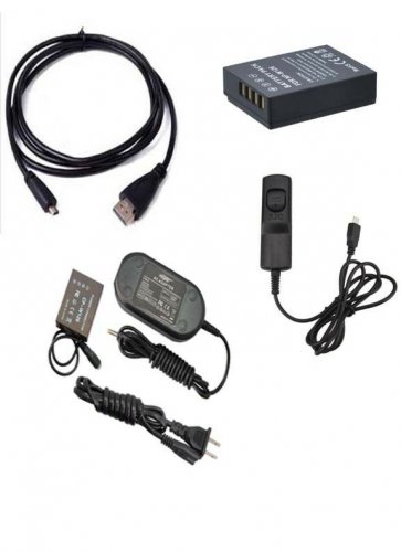 Remote + Battery + HDMI Cable + AC Adaptor for Fuji XT2, X100F, XA10, XT10, XT20