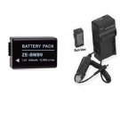 Battery + Charger for Leica V-LUX 2 VLUX2 V-LUX 3 V-LUX3 VLUX 3 VLUX3