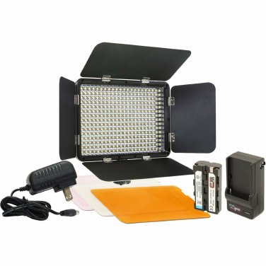 LED-330 Video Light 330 LED Variable-Color Kit for Digital Camera & Camcorder