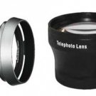 Tele Lens + Lens Hood + Adapter Tube for Fuji FujiFilm X100 X100s X100F bundle