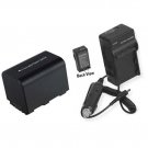 Battery + Charger for Sony HDRSR11 HDRSR11E HDRSR12