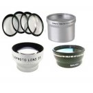 Wide Lens + Tele Lens +Close Up Bundle for Olympus C750 C-760 C-765 C-770 SP-500