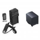 BP-820 Battery + Charger for Canon VIXIA HF G30 XA20 XA25 Camcorder