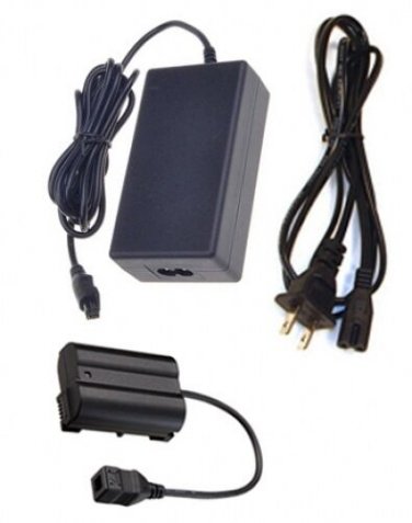AC Adapter +EP-5B DC Coupler Connector for Nikon 1V1 D800 D800E D7000 D7100 D610