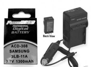 Battery + Charger for Samsung ECWB100B EC-WB100BBP/E3