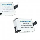 TWO Batteries GP137 for SJCAM SJ4000, SJ5000, SJ6000, SJ4000W, SJ4000B, SJ4000S