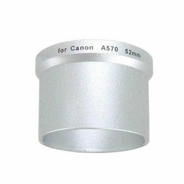 Lens / Filter Adapter Tube LA-DC52G for Canon Powershot A570 A590 IS Camera