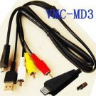 USB/AV multi-use terminal Cable for Sony VMC-MD3 VMCMD3