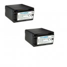 2X Batteries for Panasonic HC-V230, HC-V250, HC-V510, HC-V520, HC-V530, HC-V550,