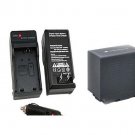 Battery + Charger for Panasonic CGA-D54SE/1B CGA-D54 AG-HPX250P AG-HPX250EN
