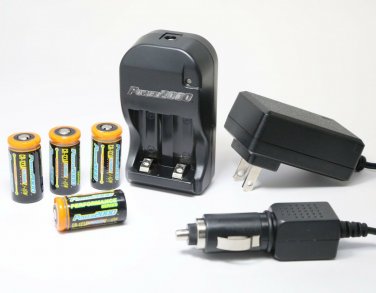 4X Batteries + Charger for Canon EOS ELAN 7 7N EOS IX Rebel G GII XS IX