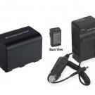 Battery +Charger for Sony HDRXR100 HDR-XR100E HDRXR100E HDRSR10 HDRSR10D HDRSR8E