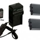 TWO 2 EN-EL21 Batteries + Charger for Nikon 1 V2 Mirrorless Digital Camera IV2