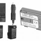 Battery + Charger for Canon MV850 MV940 MV950 MV960
