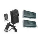 2X Batteries + Charger for Sony CCD-TRV81 CCD-TRV815 CCD-TRV82 CCD-TRV85 HVR-Z5J