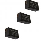 3X DMW-BLC12 DMW-BLC12PP DMW-BLC12E Batteries for Panasonic DMC-GH2 DMC-FZ200 G6