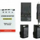 NP20 Battery + Charger for Casio EXZ60BK EXZ60RD EX-S1 EXS600 EXS600D EXZ3