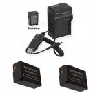 2X Batteries BPDC12 BPDC12E BPDC12U + Charger for Leica CL 19301, 19305, 19304,