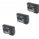 3X Batteries For Canon ZR850 ZR900 ZR930 ZR950 ZR960 HV20 HV30 HV40 HG10