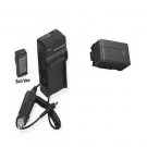 VW-VBN130 VW-VBN130E-K Battery + Charger for Panasonic HDC-HS900 HDC-SD800 SD900