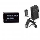 Battery + Charger for Panasonic DMC-FZ40 DMC-FZ40K DMC-FZ45 DMCFZ45 DMCFZ100