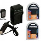 2 Batteries + Charger BLS-1 BLS-01 PS-BLS1 for Olympus E-400  E-410 E-420 E-450