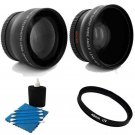 TelePhoto lens + Wide + UV Bundle For Panasonic HC-V770 HC-WX970 HC-VX870