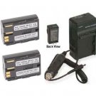 Two 2 BP514 Battery + Charger for Canon EOS 5D 10D 20D 30D 40D 50D D30 D60
