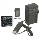 Battery + Charger for Samsung IA-BH125C IABH125C HMX-R10