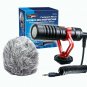 Compact Micro Video Microphone with Integrated Shock Mount for DSLR & Camcorder