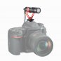 Compact Micro Video Microphone with Integrated Shock Mount for DSLR & Camcorder
