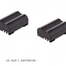 TWO 2 BLM-1 BLM-01 Batteries for Olympus C-5060 C-7070 C-8080 E-1 E-3 E-30 E-300