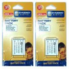 Two 2X D-LI95 D-L195 DLI95 Batteries for Pentax Optio E85 E75 M85