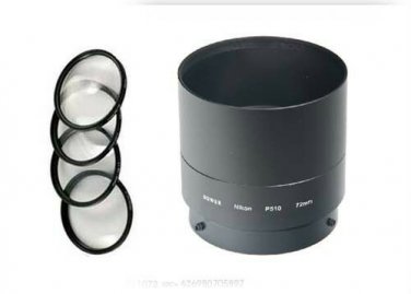 MACRO CLOSE UP Lens 4 Filter Kit bundle + Tube for Nikon CoolPix P520 Camera