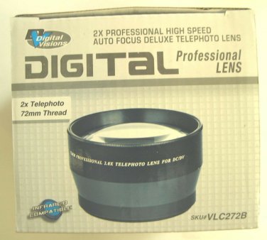 Bower / Digital Visions 2.0x 2x 72mm Professional Telephoto Converter Lens