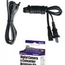 AC ADAPTER + Kit for JVC GZMG340 GZMG340B GZMG360B GRD750EX GRD745EK GRD745EX