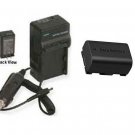 BN-VG114 BN-VG114E BN-VG114U BN-VG114US Battery + Charger for JVC GZ-E200 GZHM30