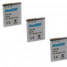 THREE 3X GB-20 Batteries for GE General Imaging G1 G2 G3 E840S Digital Camera