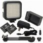 LED70 Video Light 70 LED Kit + Batteries for Digital Camera & Video Camcorder