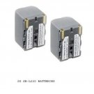 2 Batteries SB-L220 SB-LS220 SB-L220A SB-L220/XXA for Samsung VM-B97 VP-D33