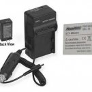 Battery + Charger for Sanyo DSCC5 DSCE1 DSCE60 DMXCA8 DMXCA9 DMXCG6 DMX-CG6L
