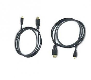 2X HDMI Cables for Samsung HMX-Q20BN HMX-Q20TN HMX-Q20RN HMX-Q20BN/XAA HMX-Q200