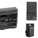 Battery + Charger for Sony DCR-HC43 DCR-HC44 DCR-HC46 DCR-HC65 DCR-HC85 DCR-HC94