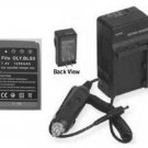 Battery + Charger for Olympus SBLS5 260597 E-PL2 EPL2