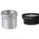TelePhoto Tele Lens + LA-DC52G Tube bundle for Canon Powershot A570 A590 IS