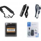 Accessory Kit, Remote + Warranty + Strap + USB Cable for Canon SLR 60D 70D