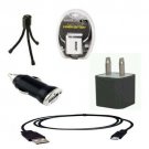 Wall Charger + Car AC Adaptor  + USB for Sony DSC-RX100 IV, RX100M4, DSCRX100M4B
