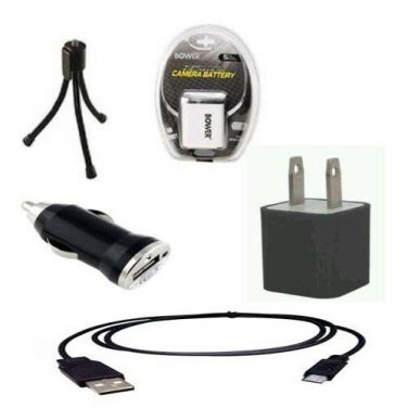 Wall Charger + Car AC Adaptor  + USB for Sony DSC-RX100 IV, RX100M4, DSCRX100M4B